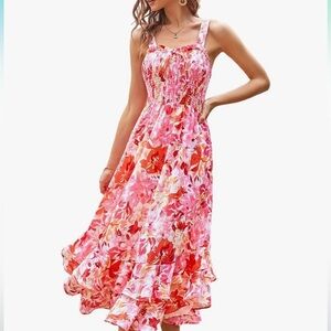 Brand new floral maxi dress- size medium